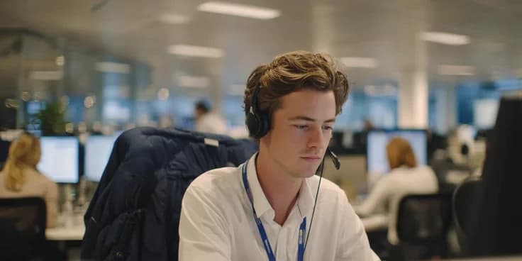 Web professional working on a project